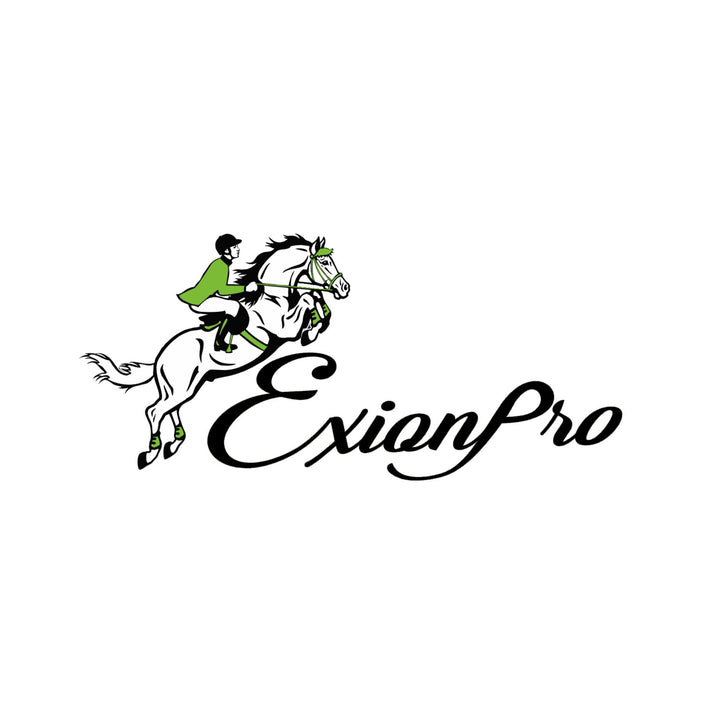 ExionPro Leather Soft Padded White Halter and Leather Lead with Chain Combo-Halters-Bridles & Reins